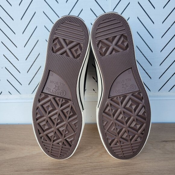 ⭐Converse Chuck 70 Hi Size 6 Men Shoes Black Leather Premium Sneakers A08637C - Picture 7 of 10